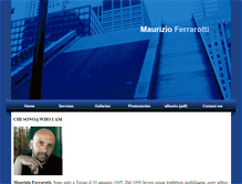 Tablet Screenshot of maurizioferrarotti.com